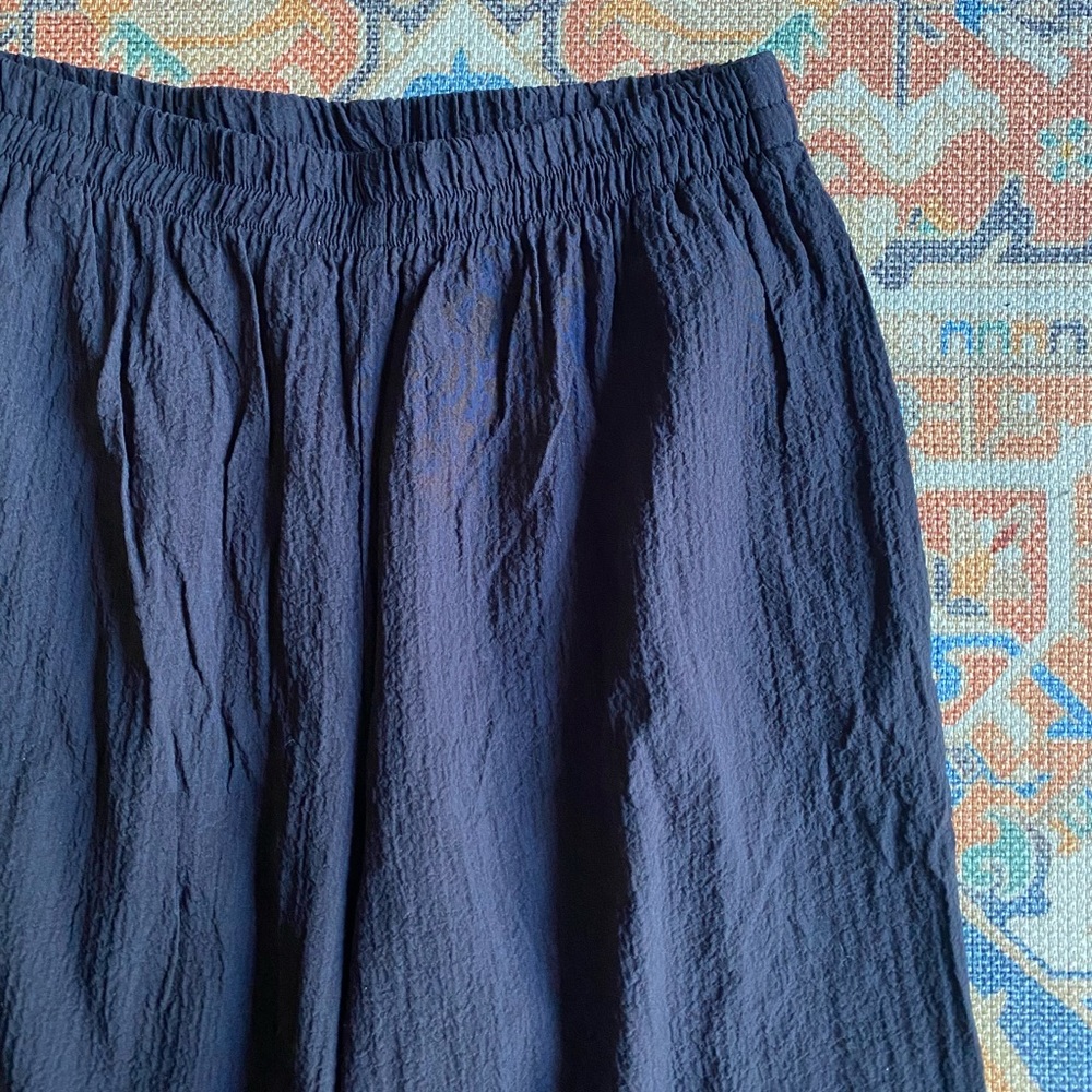Vintage flowy textured pants